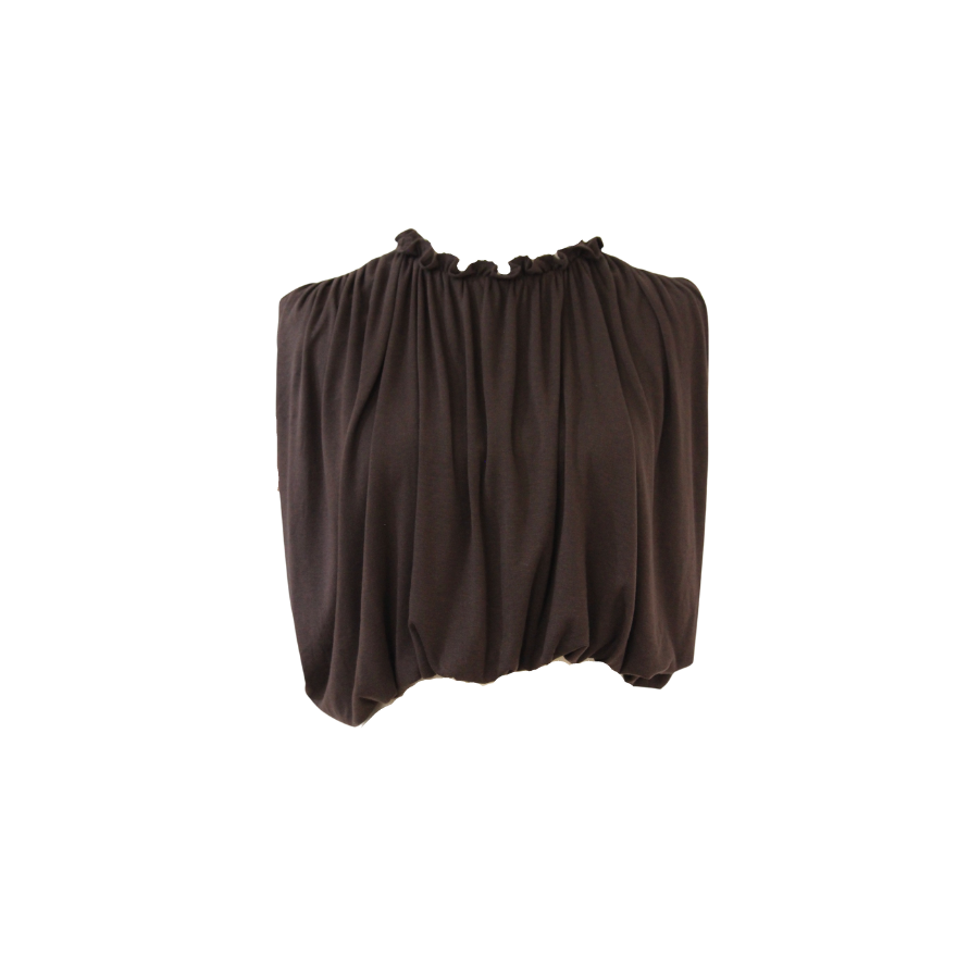 Aya Asymetric draped top