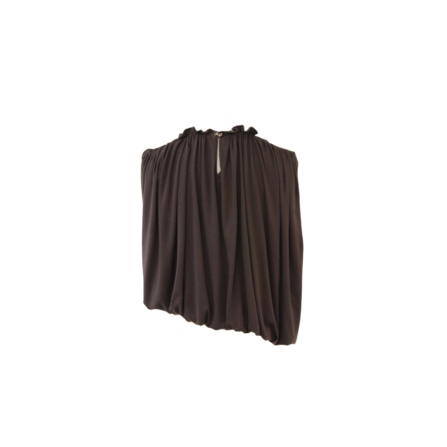 Aya Asymetric draped top