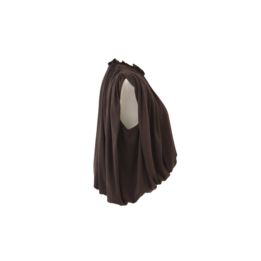 Aya Asymetric draped top