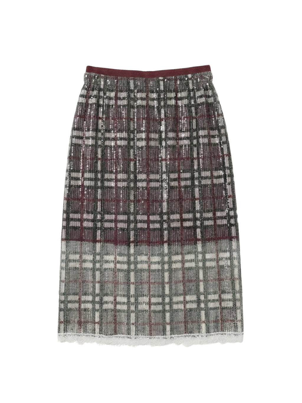 Devyn Midi Sequins Skirt