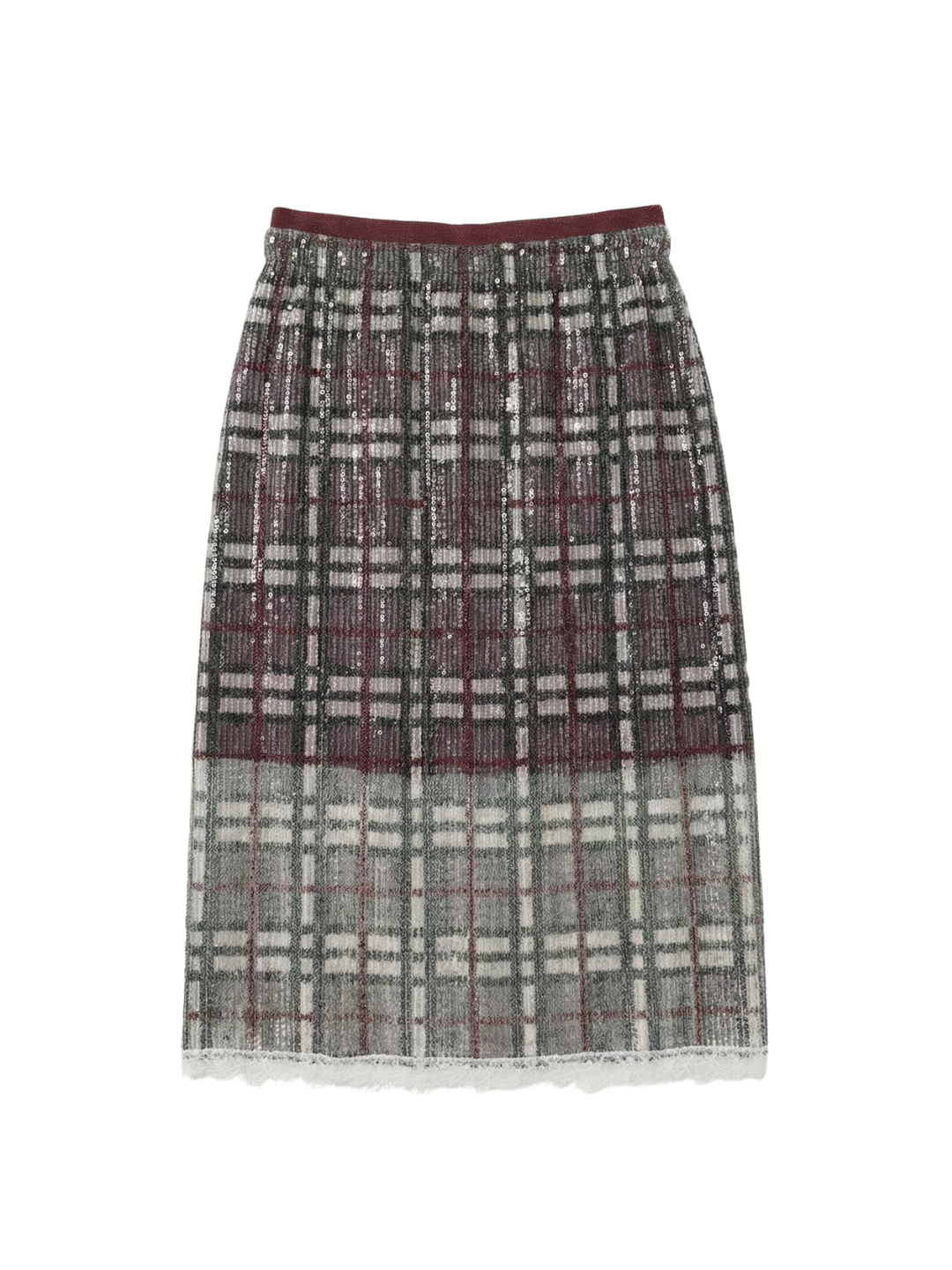 Devyn Midi Sequins Skirt