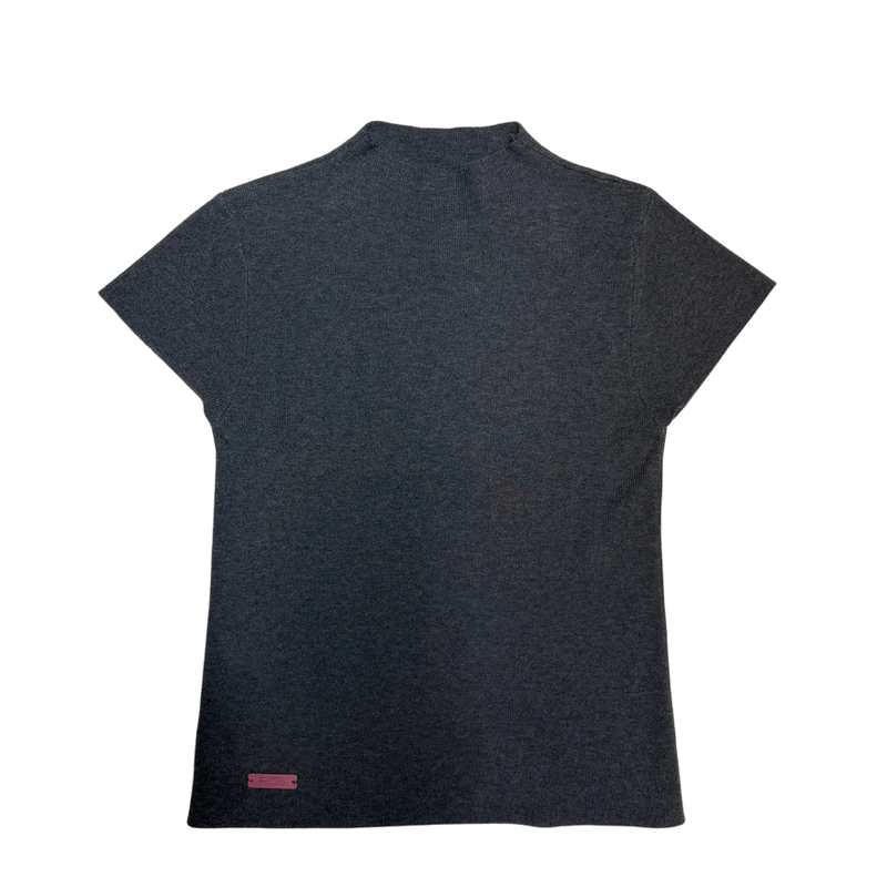 Short Sleeve mockneck Top