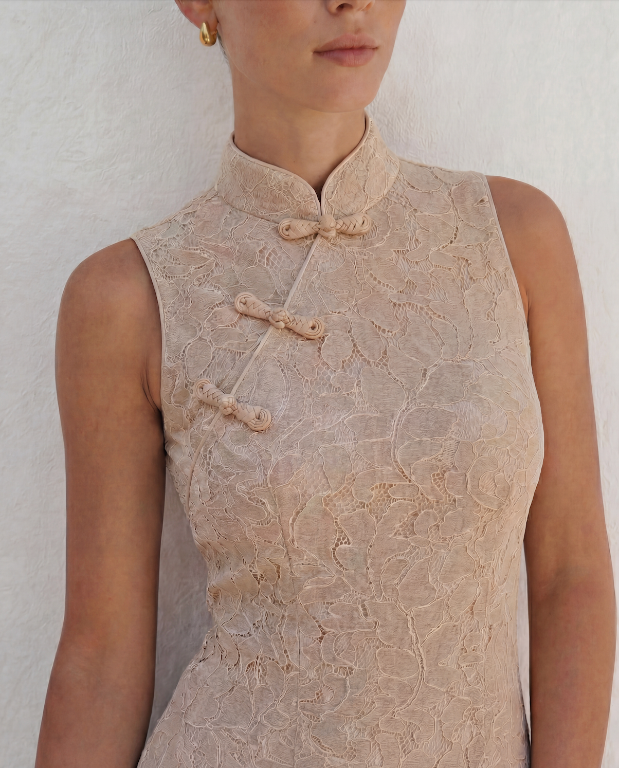 Sanya Asymetric Lace Dress